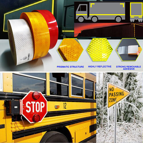 최신 회사 솔루션 정보 Custom Reflective Tape Solutions for Trucks, Trailers, and Construction Vehicles
