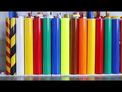 자기 접착성 마이크로 프리즘 리트로 반사 엽 비닐 필름 교통 표지