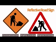 공장 사용자 지정 속도 제한 금속 반사 규제 경고 표시 안전 표시