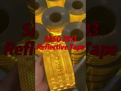 알루미네이트 금속화 Saso 2913 2인치 25m 50m 사우디아라비아를 위한 반사성 반사성 테이프
