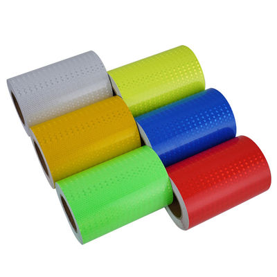 좋은 가격 안전 표시를 위한 PVC 크리스탈 라티스 반사성 뚜렷성 경고 테이프 온라인으로