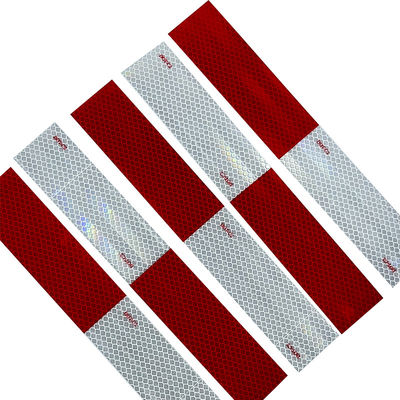 좋은 가격 DOT-C2 Reflective Safety Tape Waterproof Red & White Self Adhesive Conspicuity Tape 온라인으로